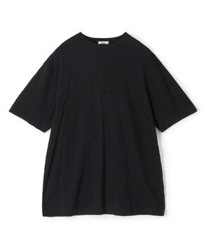 コットンカシミヤ ハーフスリーブニット