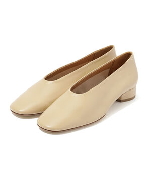 Aeyde DELIA ナッパレザー ローヒールパンプス