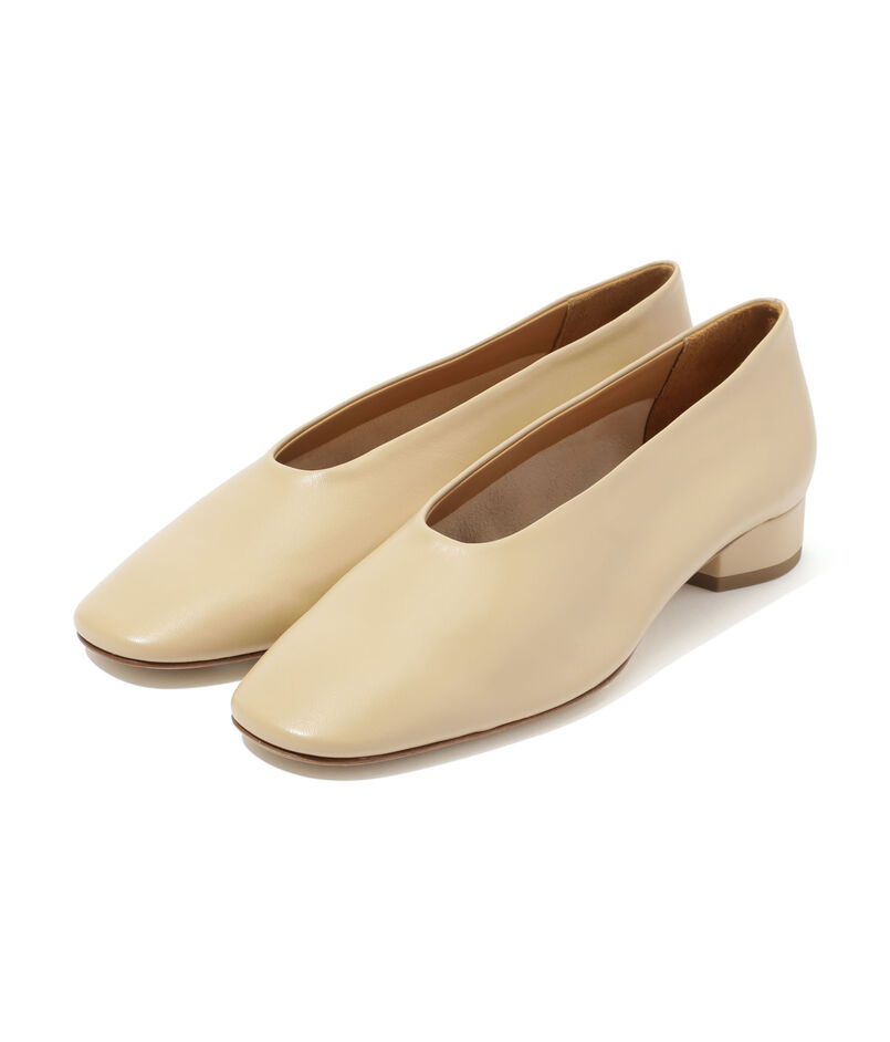 Aeyde DELIA ナッパレザー ローヒールパンプス