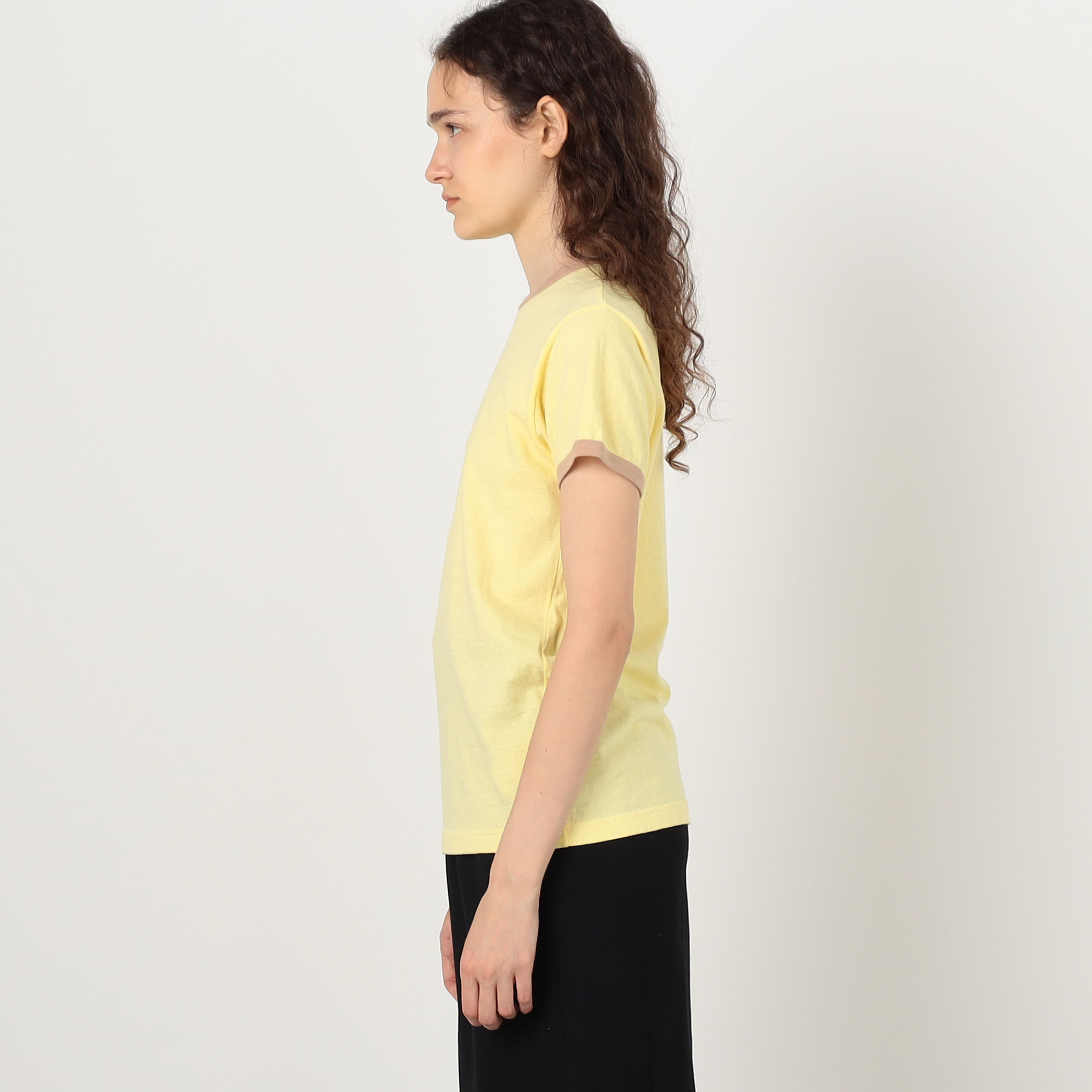 別注】FilMelange × SUPER A MARKET コットン リンガーTシャツ