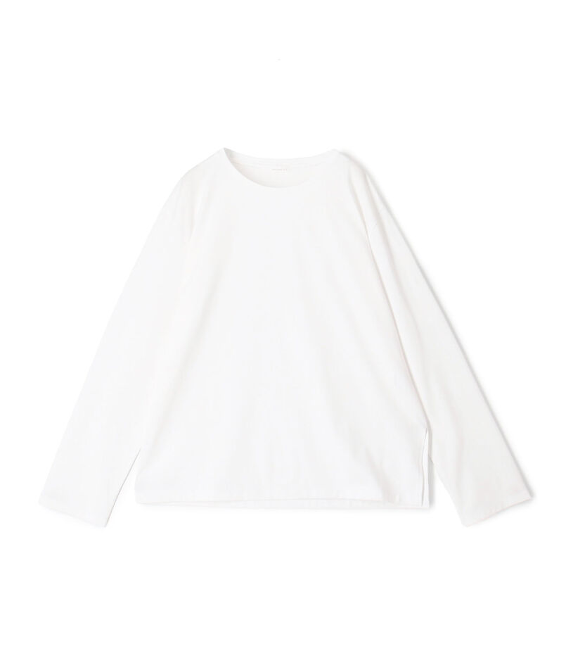 ファインコットン クルーネックプルオーバー