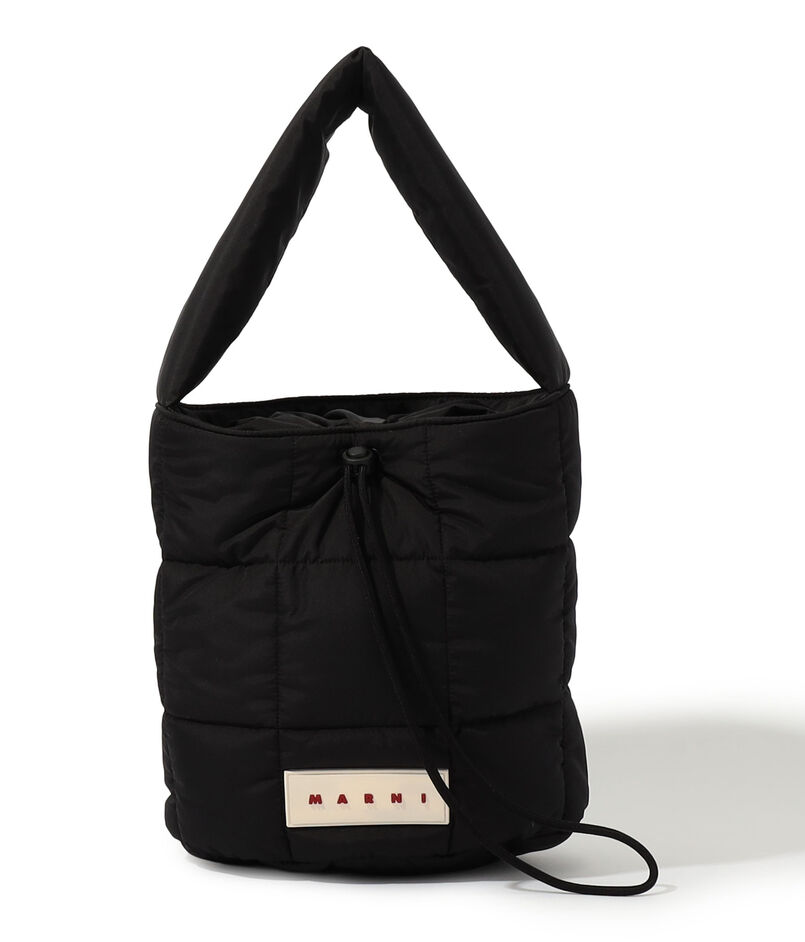 MARNI BUCKET ブラック Puff バケットバッグ