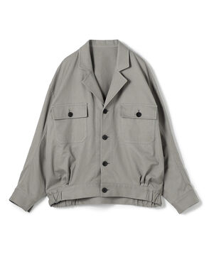 ノンマーセライズドコットン コクーンバックブルゾン