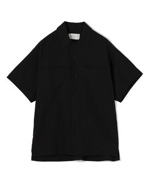 セルロースリネン ダブルポケット ハーフスリーブシャツ