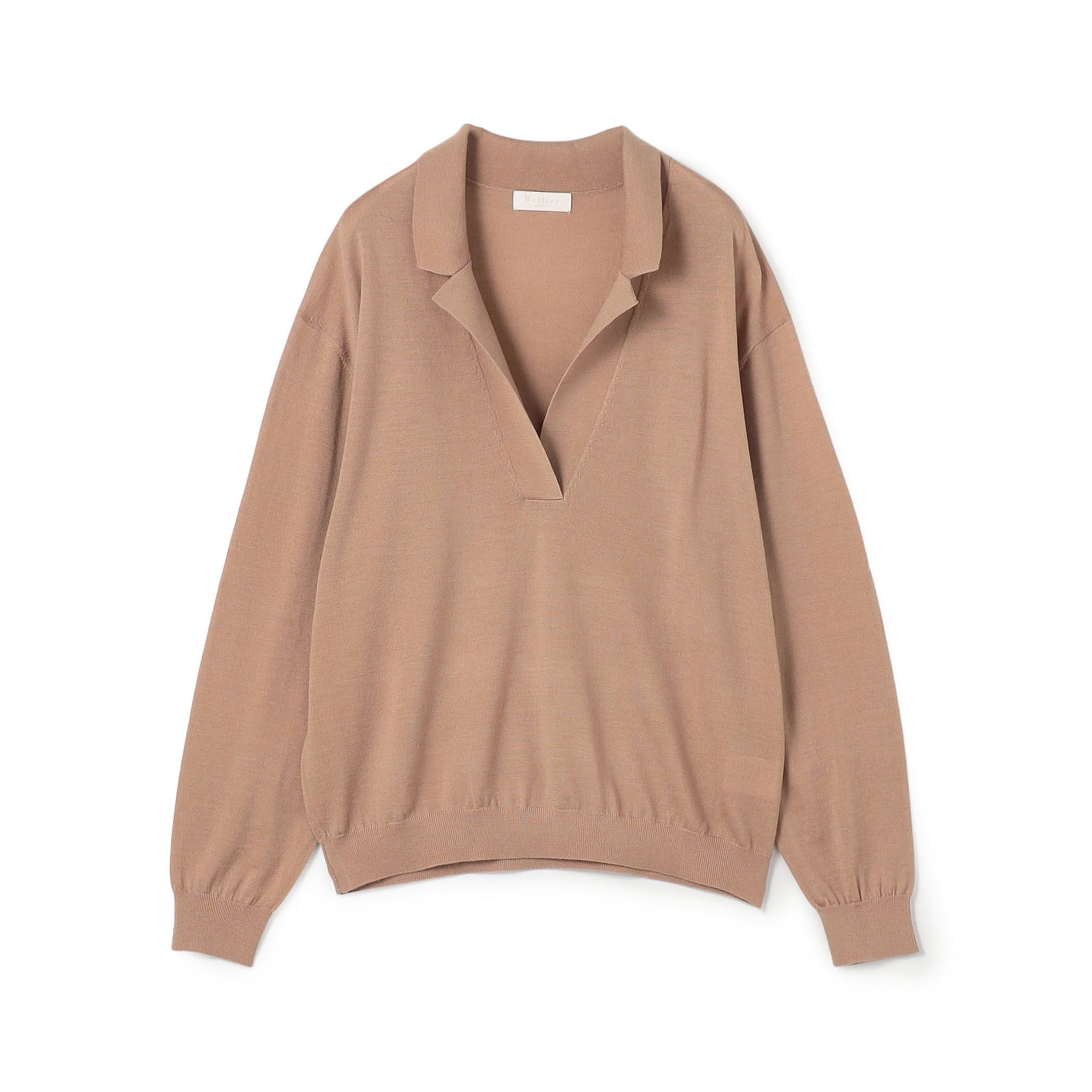 新品！GALERIE VIE コットン オープンカラープルオーバーニット オープンワークコットン フードプルオーバー｜トゥモローランド 公式通販