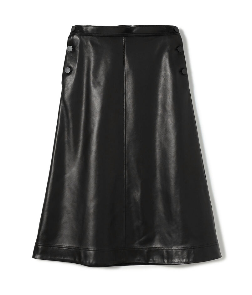 シープスキン フレアスカート