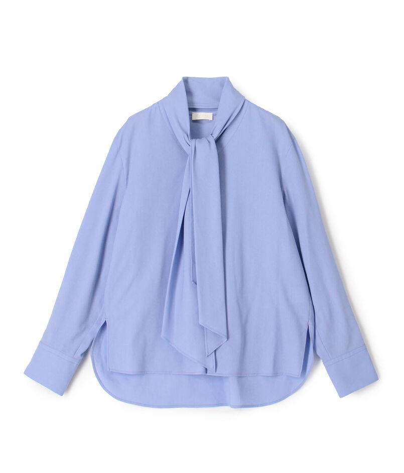 ジュエルコットン ワイドボウタイブラウス
