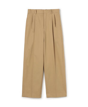 [WEB pre-order] Cotton Chino Tuck Straight Pants