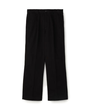 コットンドリルツイル ワイドバレルパンツ