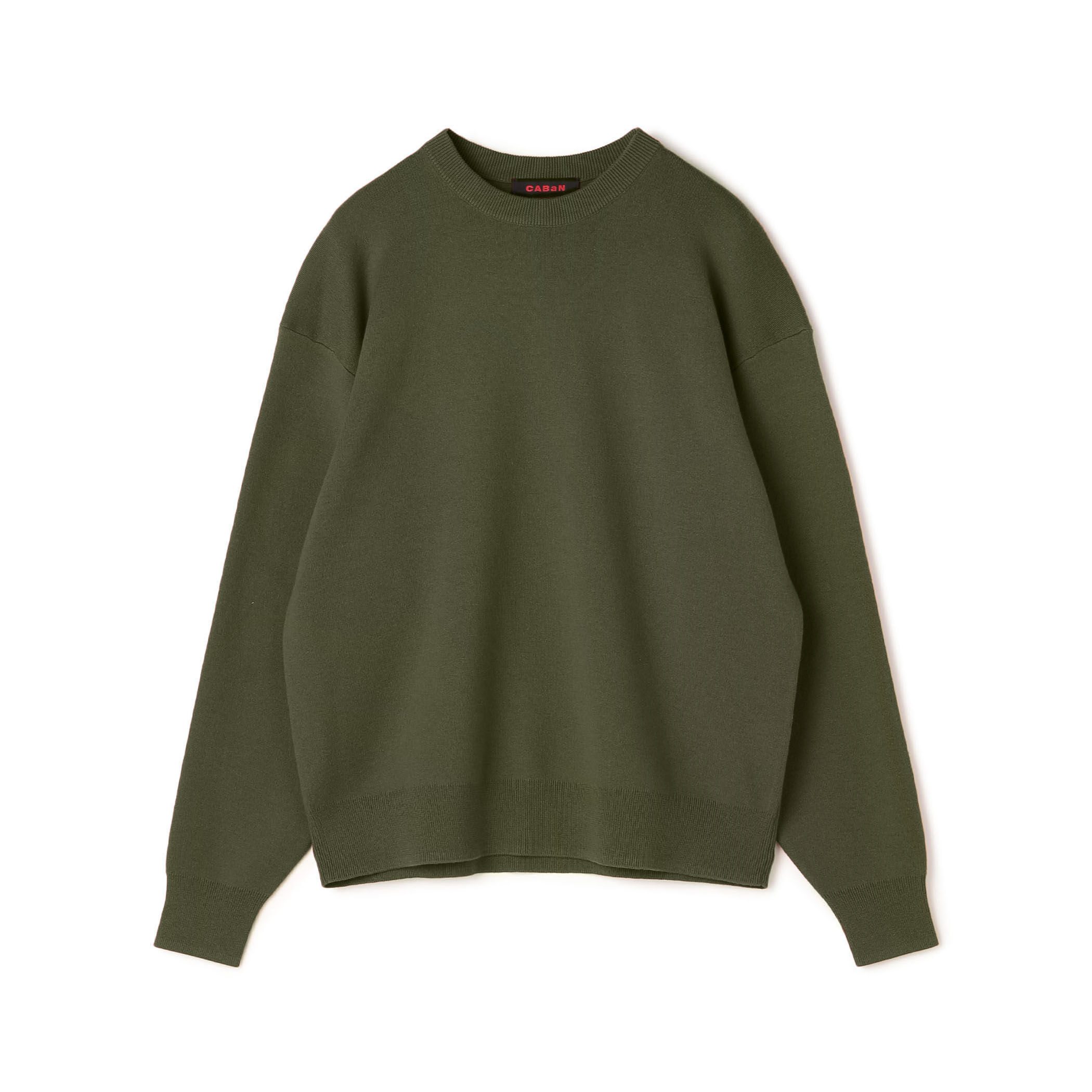 CABaN コットンカシミヤ クルーネックプルオーバー