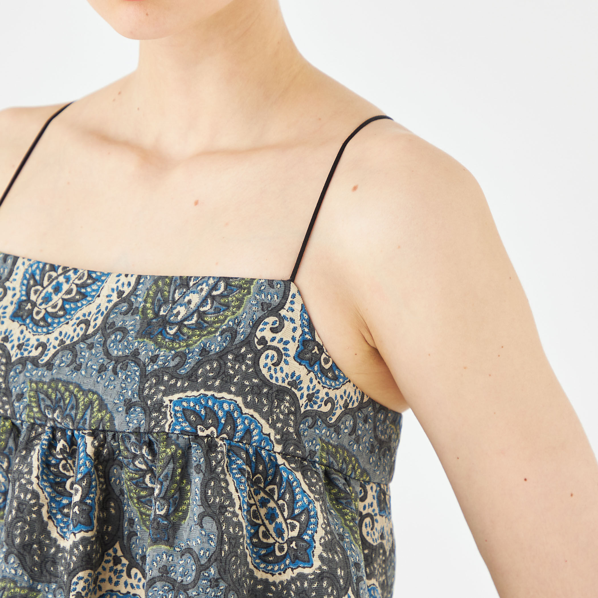 ポリエステルプリント キャミソールワンピース｜トゥモローランド 公式通販