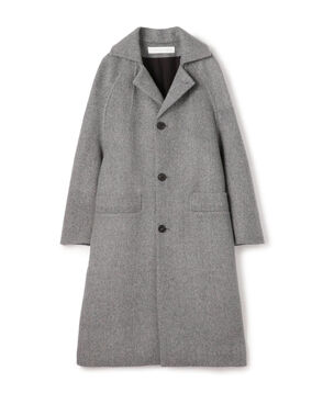 ウールダブルフェイス オーバルロングコート