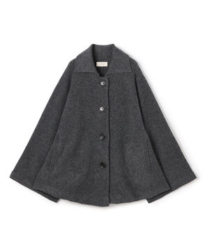 ライトウールニット ステンカラーコート
