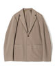 Ramie Polyester single-breasted 2B jacket