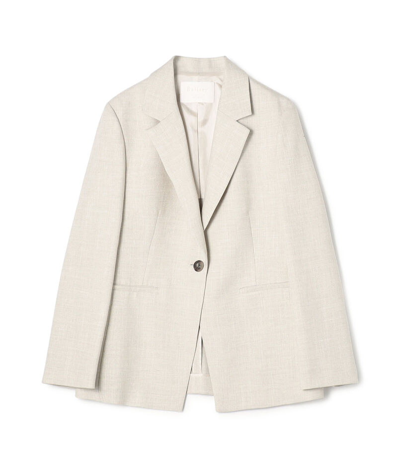 ミックススラブストレッチ 1Bテーラードジャケット