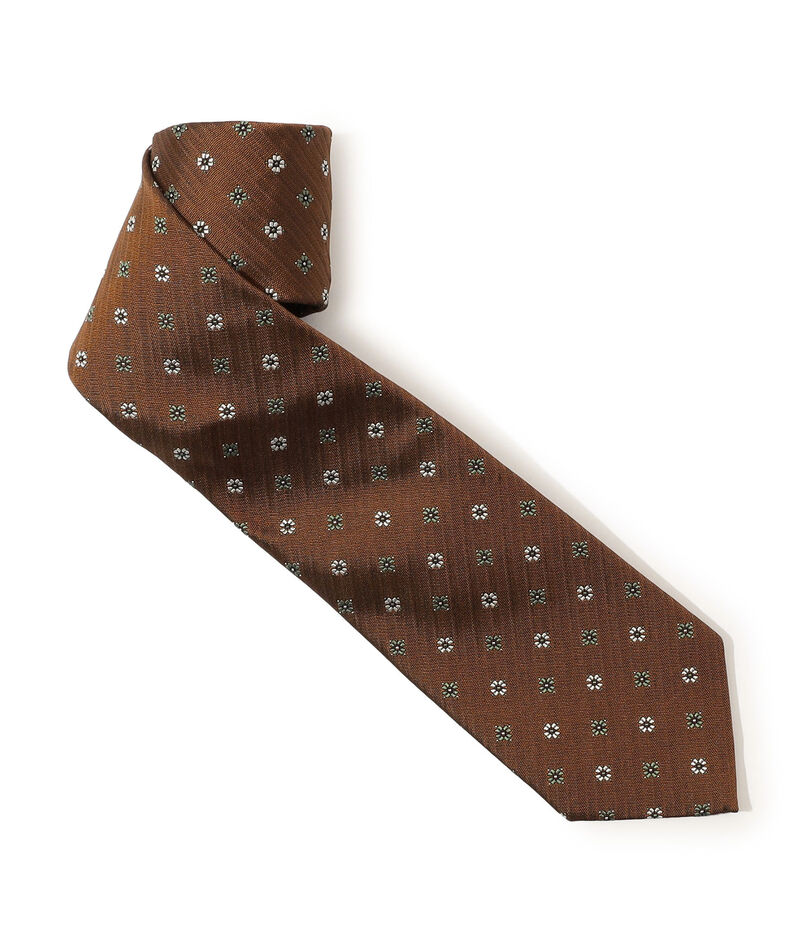 TOMORROWLAND シルクジャガード 小紋柄ネクタイ