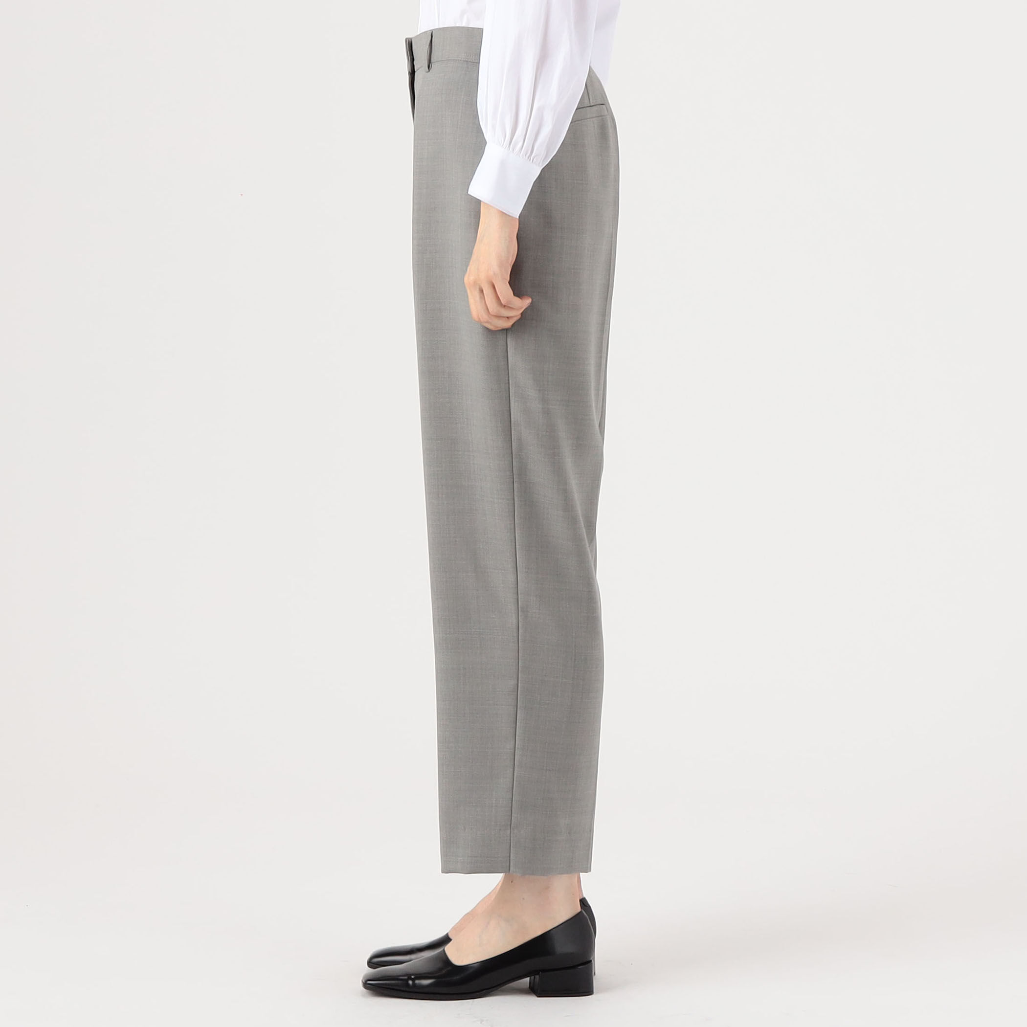 Ballsey パンツ ライトカルゼ センタープレスストレートパンツ