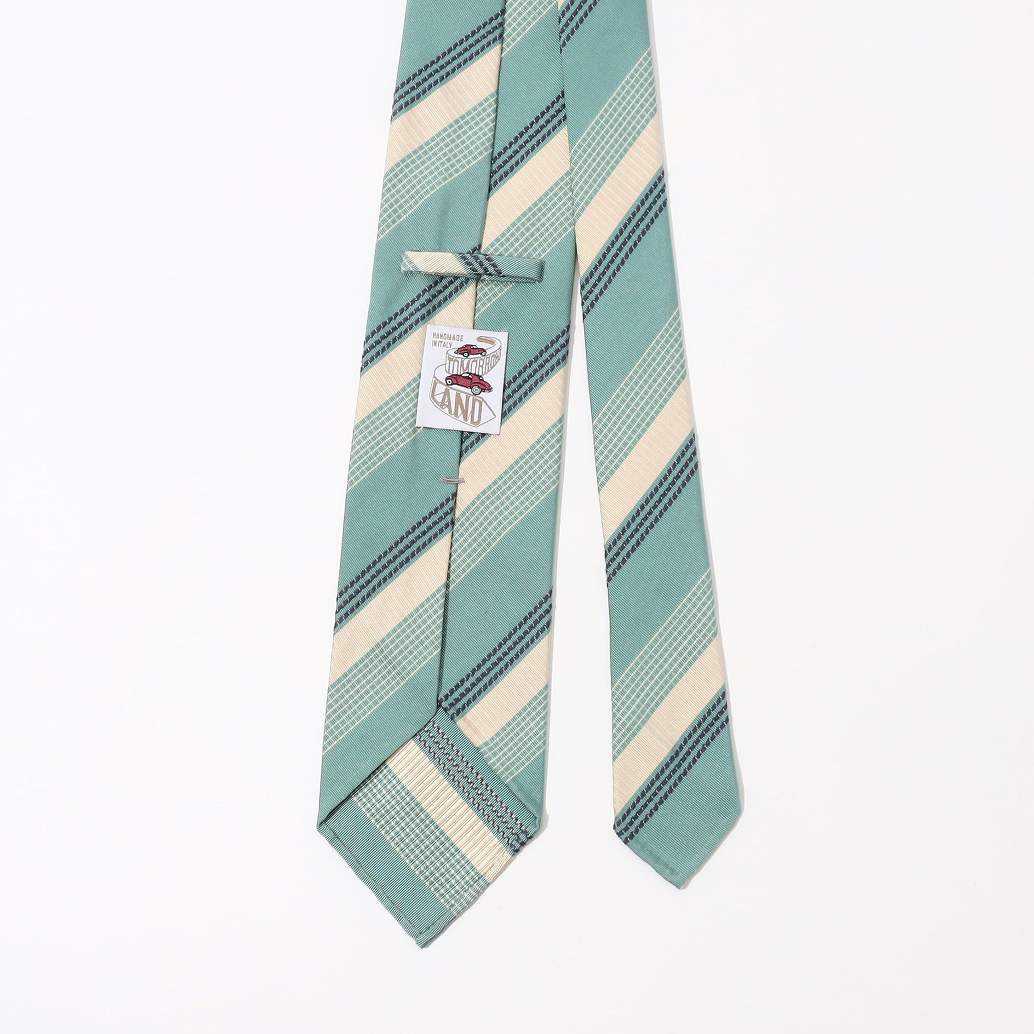 TOMORROWLAND MADE IN ITALY シルクジャガード レジメンタルストライプ