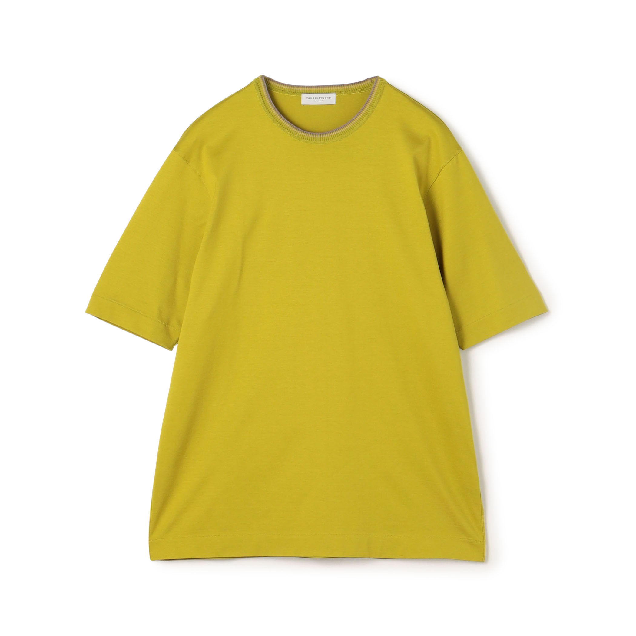 スーピマコットン ニットコンビ ハーフスリーブカットソー