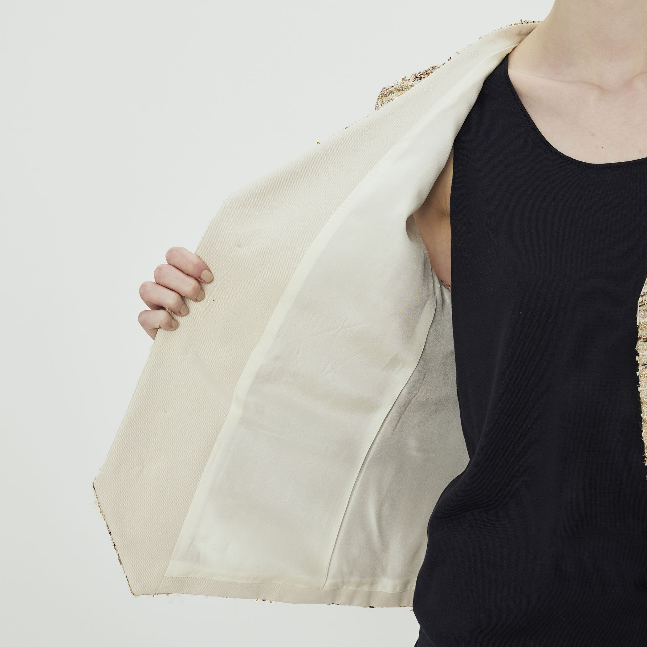 GOLD TWEED ショートジレ｜トゥモローランド 公式サイト