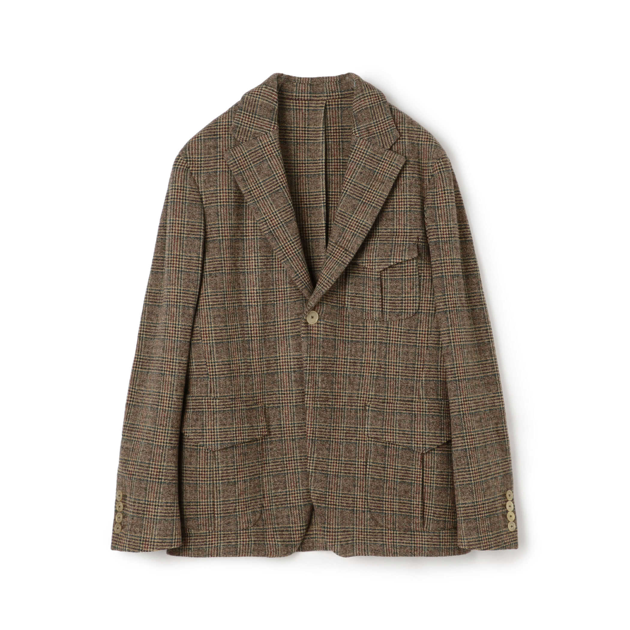 ウールナイロンポリウレタン 2WAYストレッチ シングルブレステッド 2B