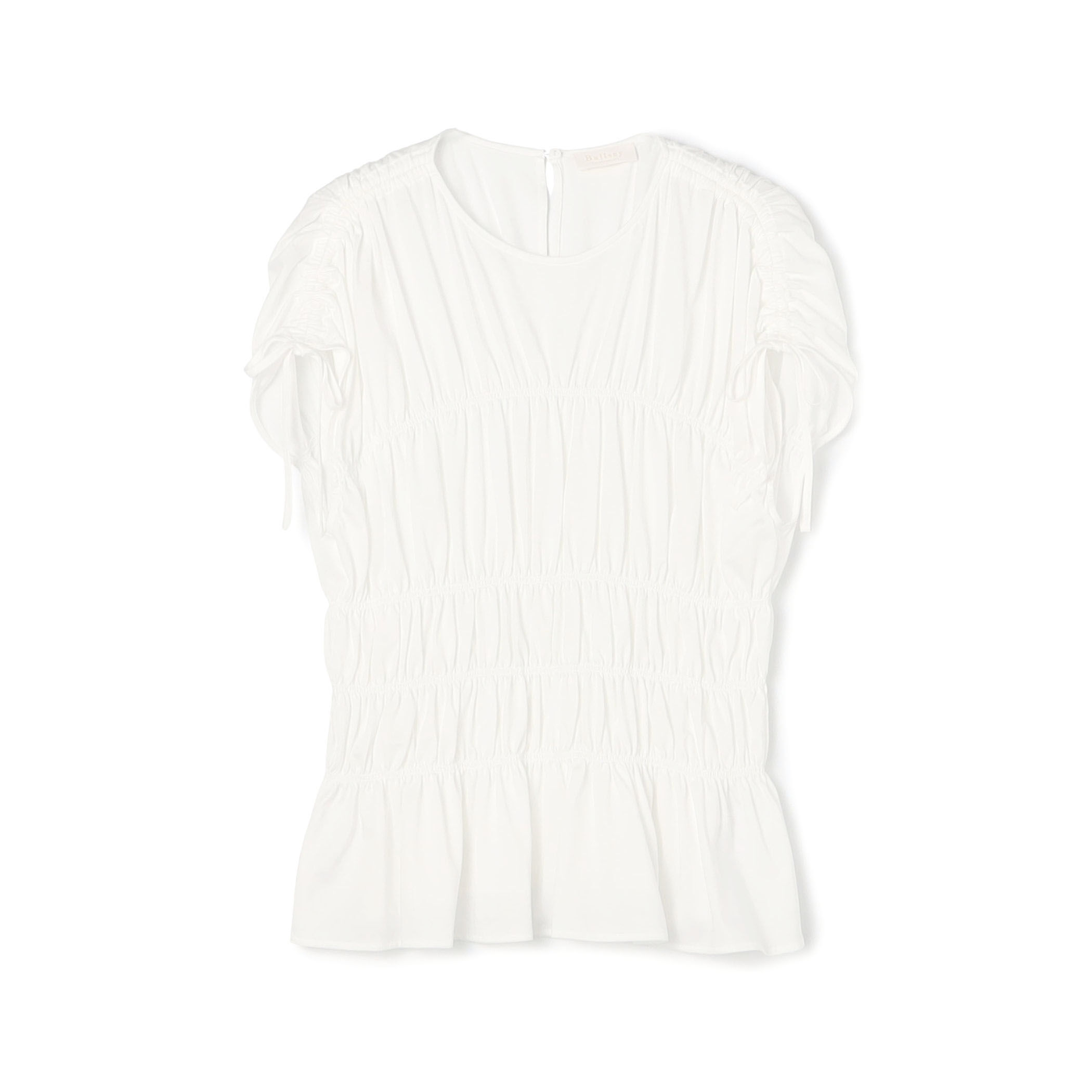 【美品】TOMORROWLANDコットンタイプライター シャーリングプルオーバー セール】 コットンタイプライター シャーリングプルオーバー