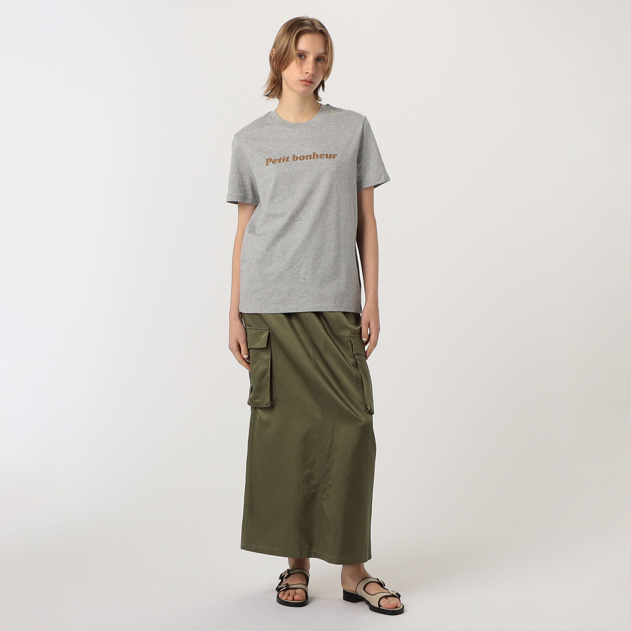 tシャツ Les Petits Basics Small happiness ハーフスリーブプルオーバー レディース Les Petits Basics Small happiness ハーフスリーブプルオーバー