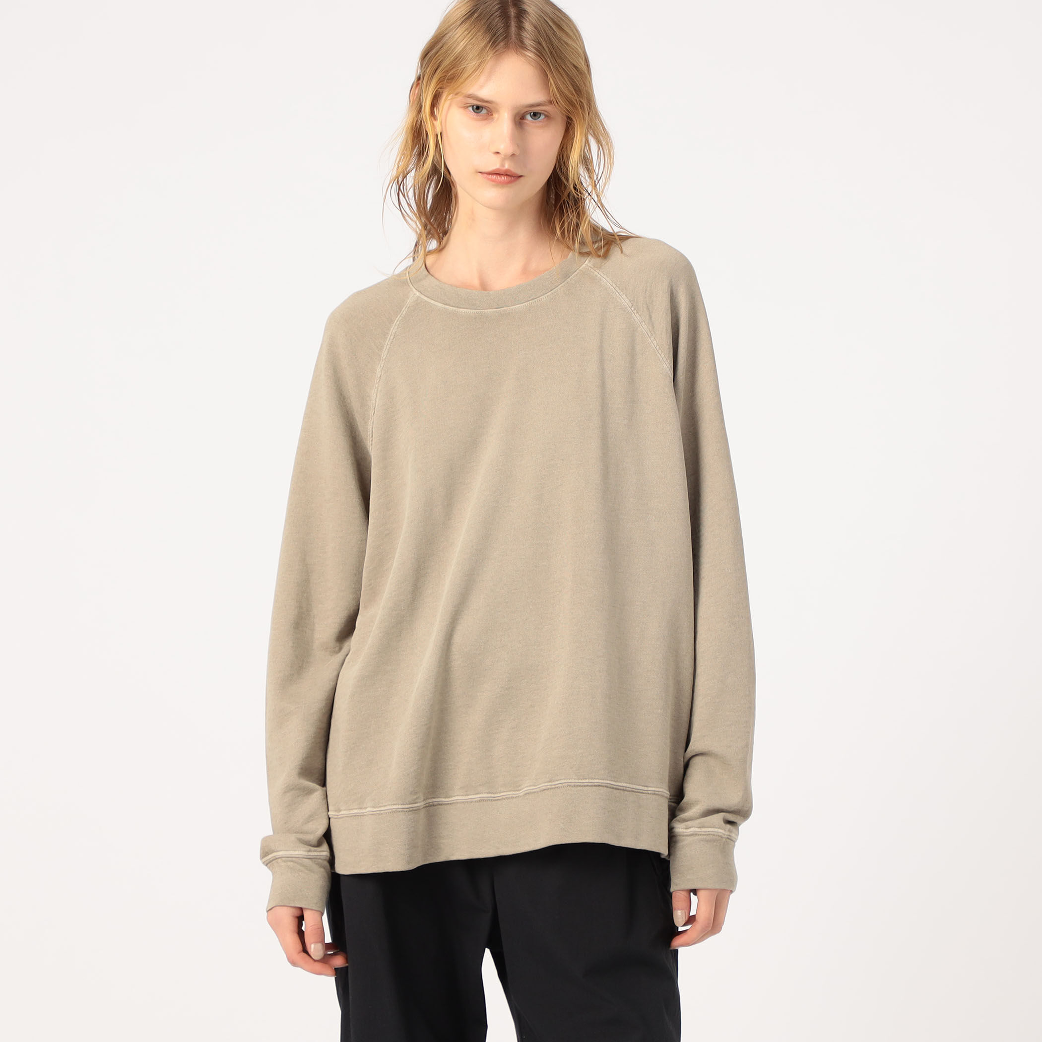 バックパイルスエット ラグランスリーブプルオーバー WXA3657