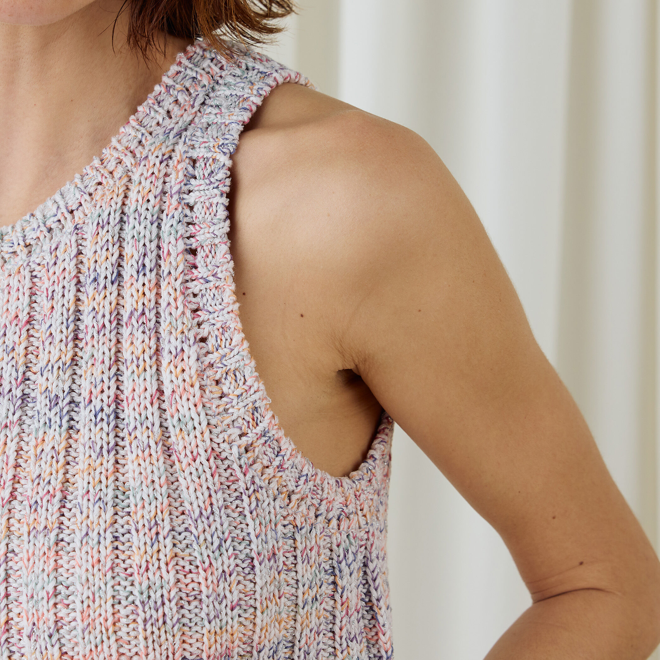 ラミーミックスツイストコットン タンクトップ｜トゥモローランド 公式通販