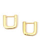 Otiumberg. Pave Edged Square フープピアス