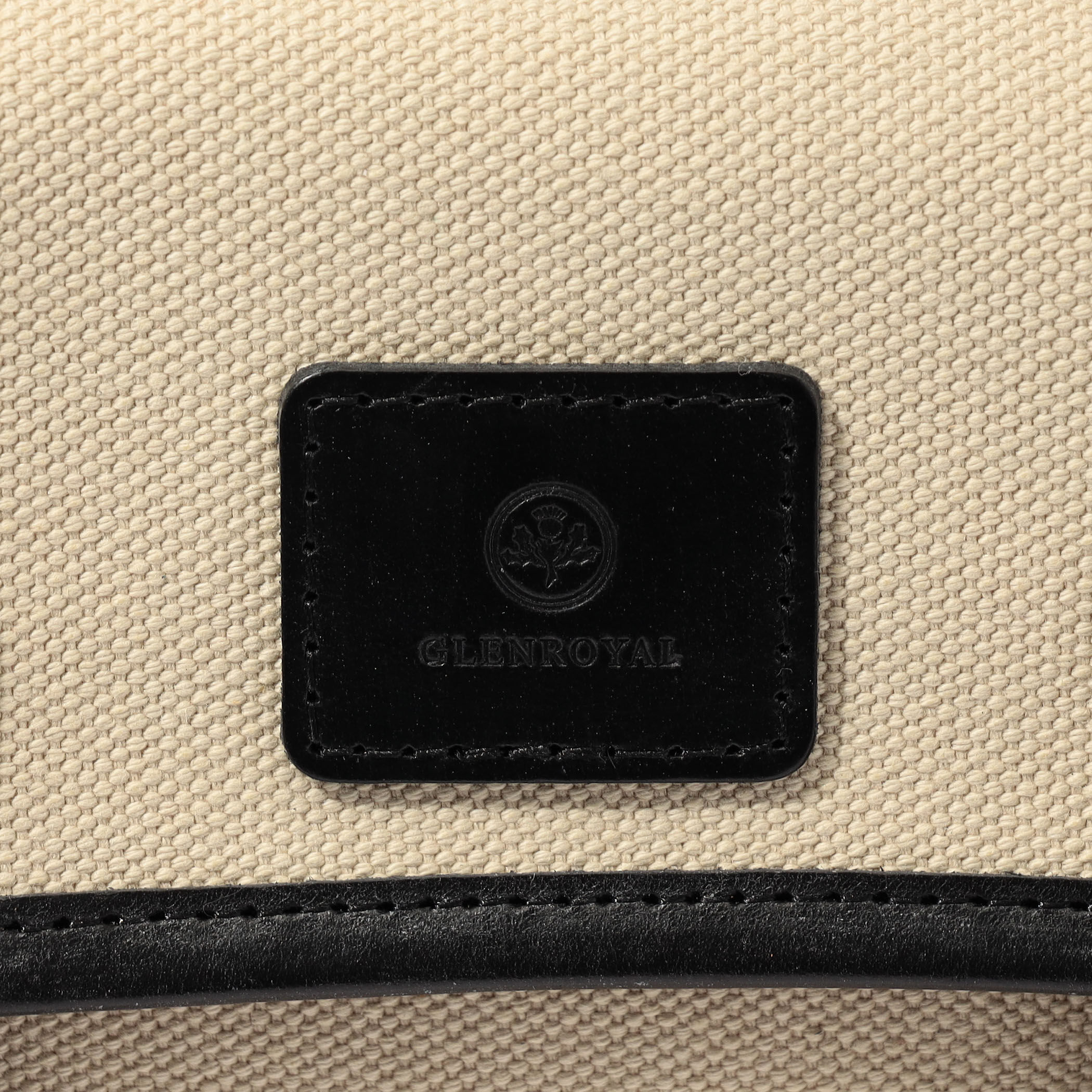 GLENROYAL ブライドルレザー×キャンバス サッチェルバッグ GLENROYAL ブライドルレザー×キャンバス サッチェルバッグ