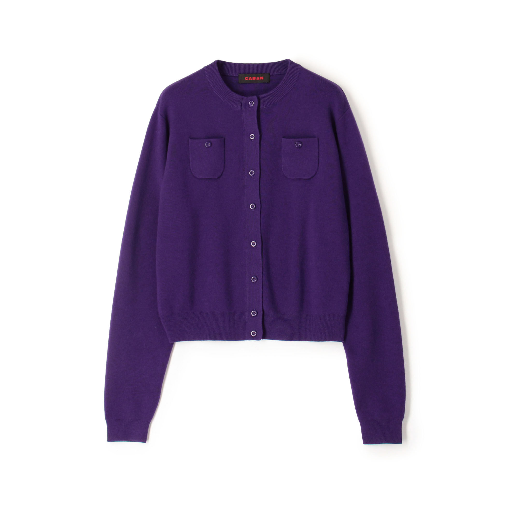 あおめろん CABaN コットンカシミヤ クルーネックカーディガン｜トゥモローランド 公式通販