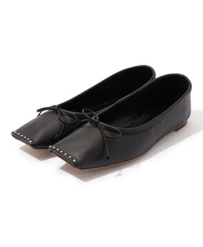 CHEMBUR SQ FLAT STUDS BALLET シューズ