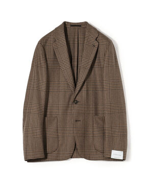 CARUSO Butterfly ウールグレンチェック シングルブレステッド2Bジャケット