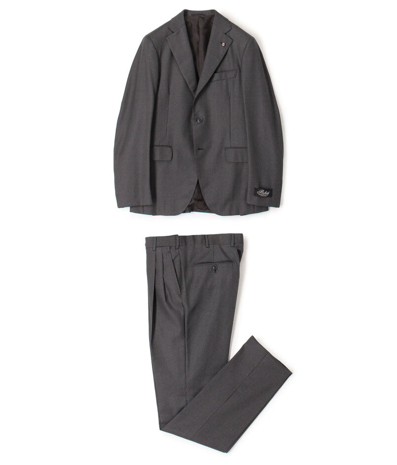 【別注】BELVEST ウール シングルブレステッド 2B スーツ