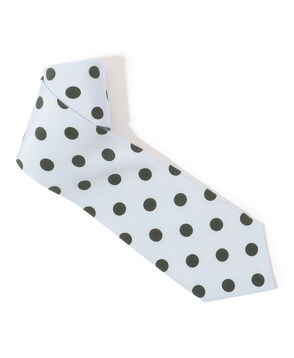 MAISON et VOYAGE シルクプリント 12mmドット レギュラータイ