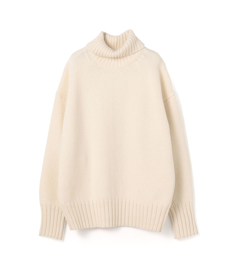■ラムカシミヤ タートルネックプルオーバー