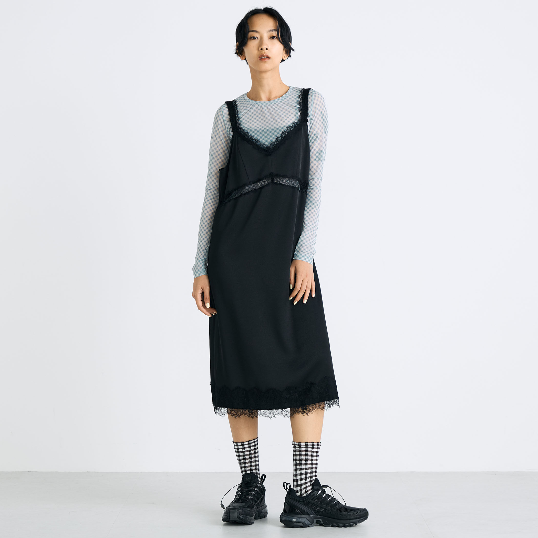 パーフェクトレース✨美品◆セリスクリーン◆ワンピースドレス Ｍ　黒 CHRISCELIN/クリスセリーン パーフェクトレース ワンピース 通販