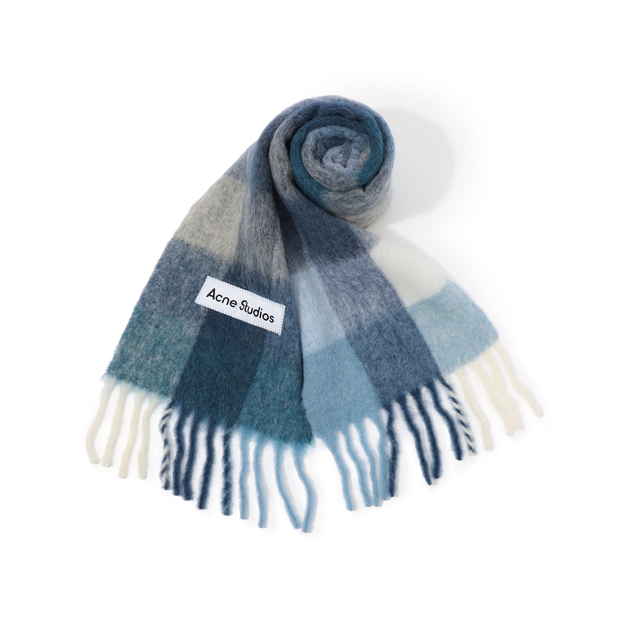 ACNE STUDIOS｜アクネストゥディオズ モヘアチェックスカーフ (Acne Studios/マフラー・ストール) CA0084【BUYMA】