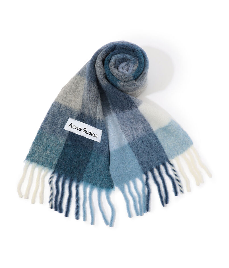 Acne Studios モヘヤチェックスカーフ