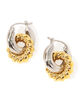 LUV AJ TWO-TONE HOOPS ピアス