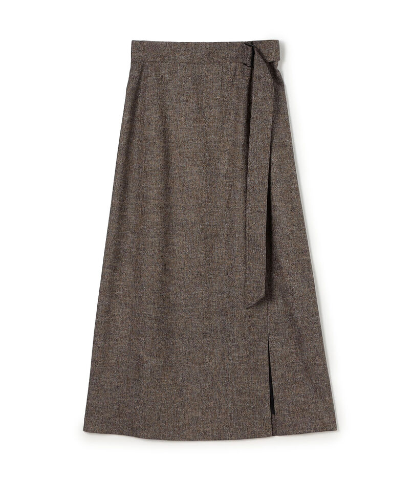 ネップツイード マキシスカート