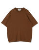 ■TOMORROWLAND tricot シーアイランドコットン ハーフスリーブクルーネックニット