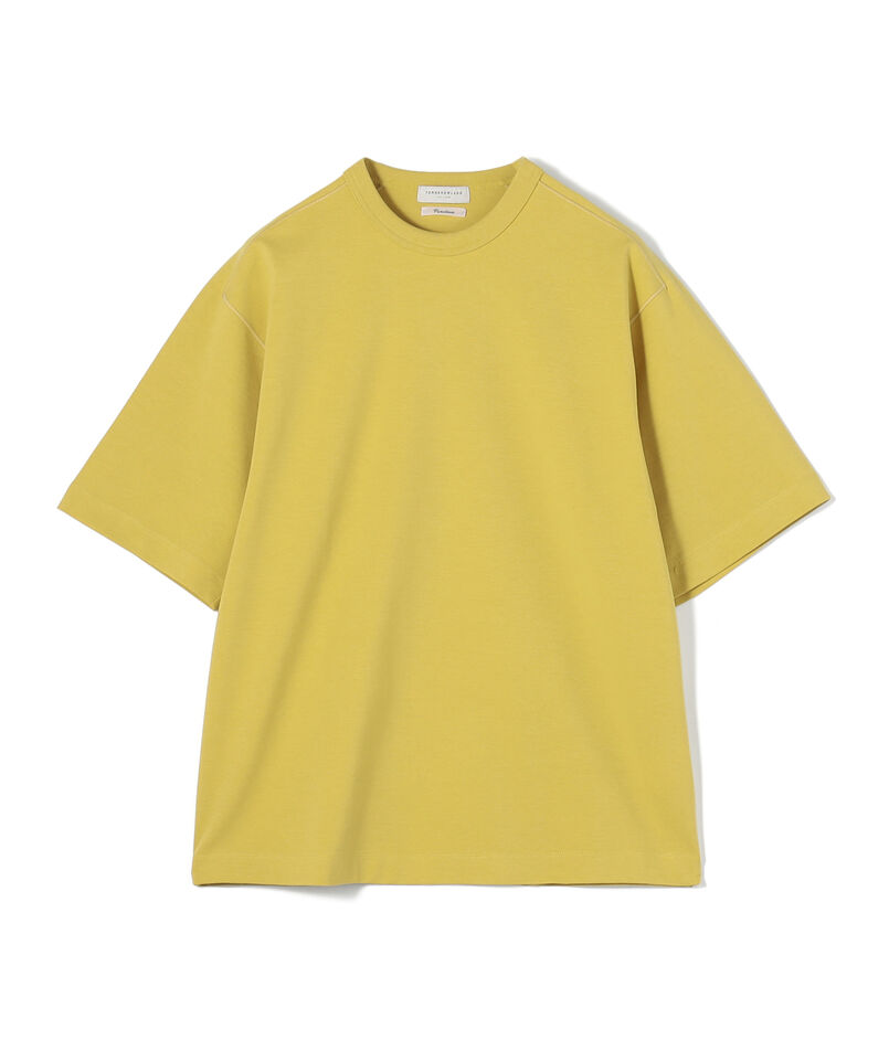 【接触冷感・吸水速乾】コットンポリエステルポンチ クルーネックTシャツ