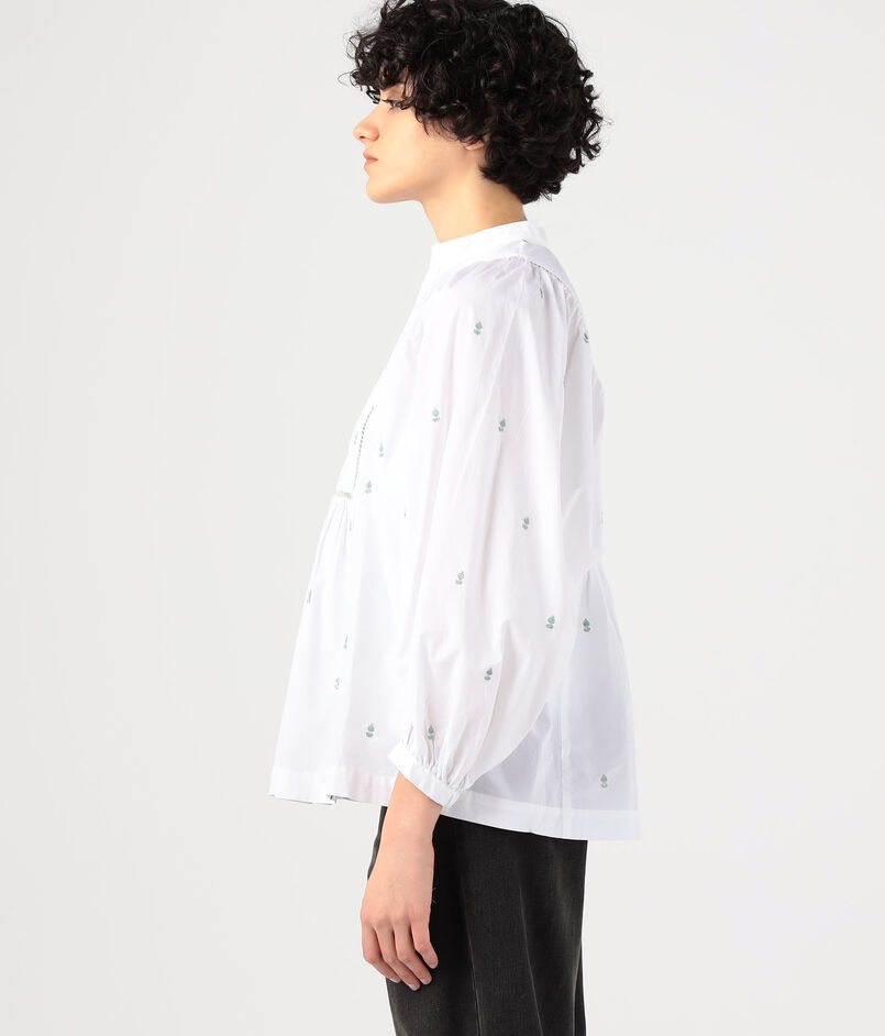 別注】ne Quittez pas BLACK × TOMORROWLAND エンブロイダリーブラウス 