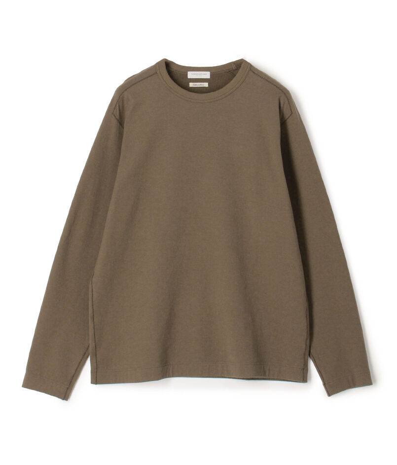 コットンカシミヤ 接結 クルーネックカットソー