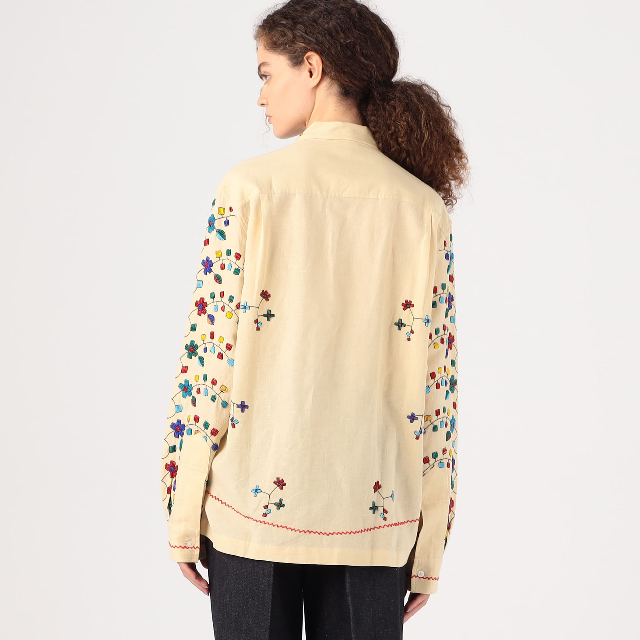 BODE BEADED TRAILING BLOSSOM SHIRT｜トゥモローランド 公式通販