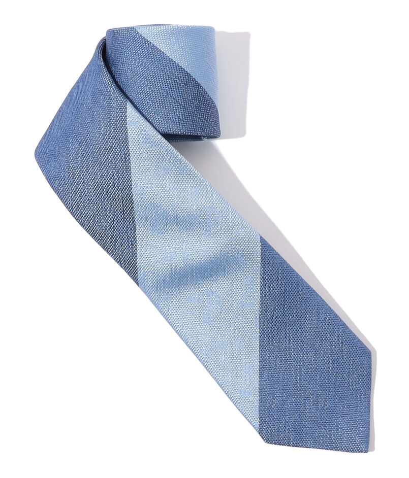 Seaward＆Stearn シルクネップ ワイドレジメンタルストライプネクタイ