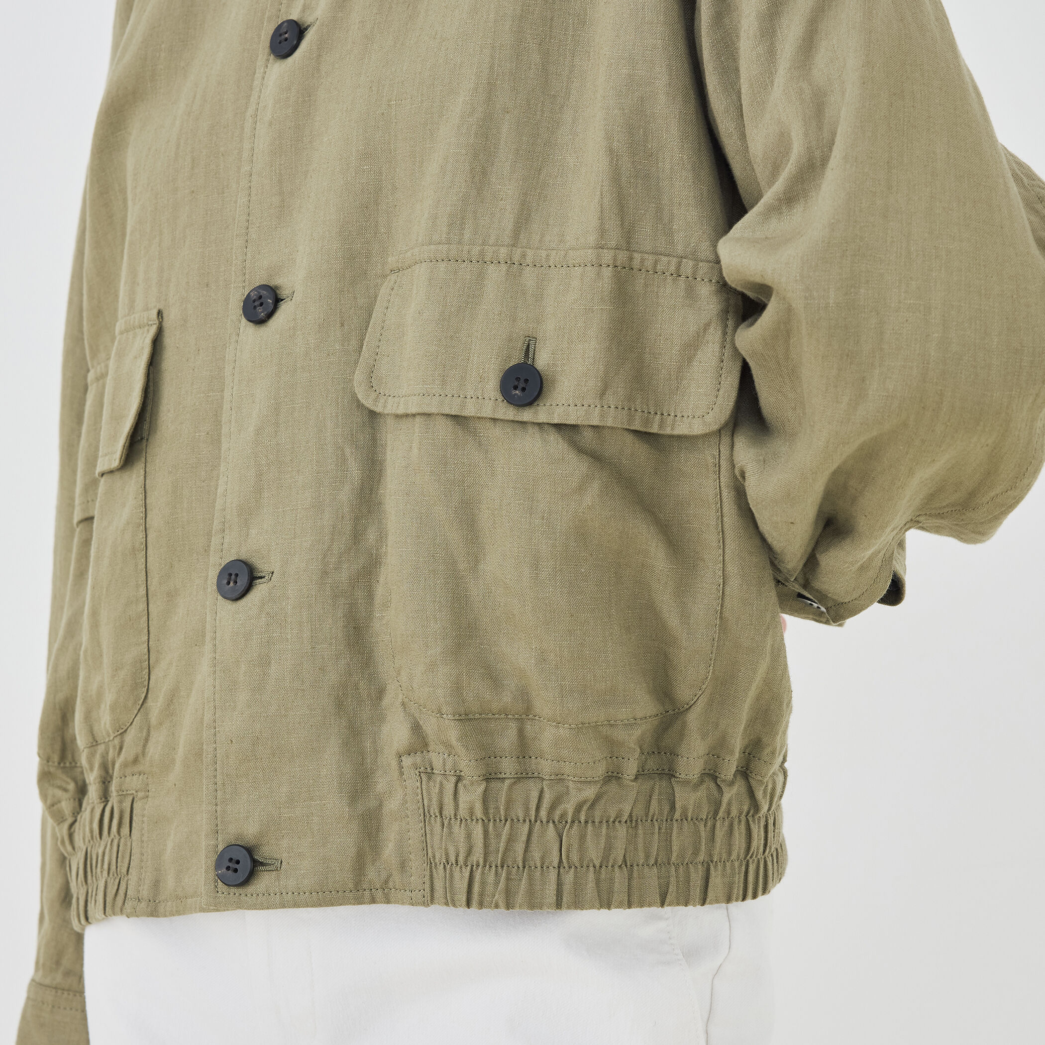 ダストリネン スタンドカラーブルゾン｜トゥモローランド 公式通販