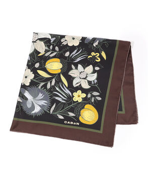 Botanical Garden シルクプリントスカーフ